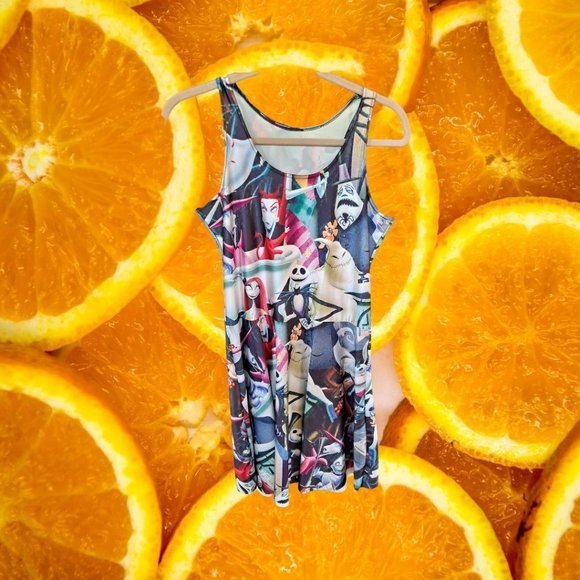 Tim‎ Burton Nightmare Before Christmas Mini Dress - Picture 4 of 6